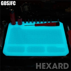 Hexard Pw02 EDC Luminous Mat  Fidget Spinner Tray Work Mat Storage Tray Hand Spinner Cool Gadgets