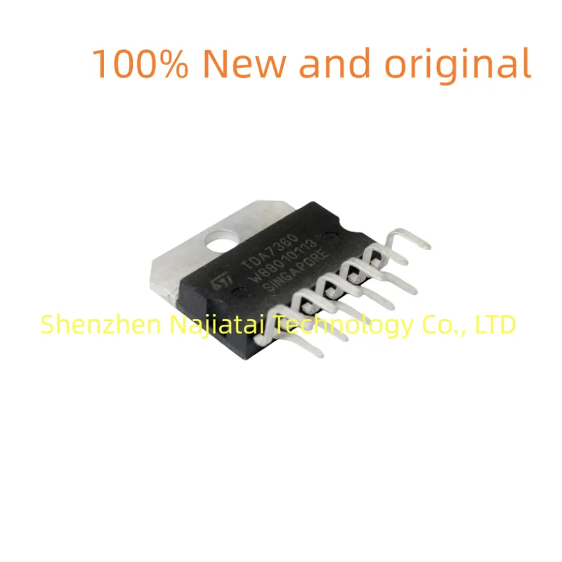 오리지널 TDA7360 ZIP15 IC 칩, 5PCs/로트, 100% 신제품