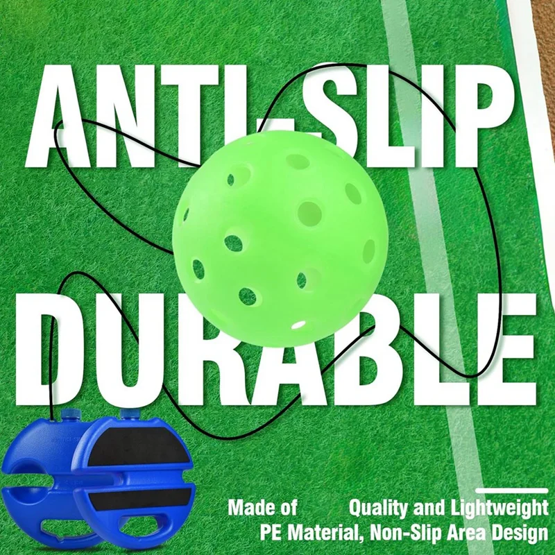 

Match Buddy Pickleball Trainer, Pickleball Trainer Ball With String, Easy To Use Pickleball Rebounder For Practice, Durable Blue