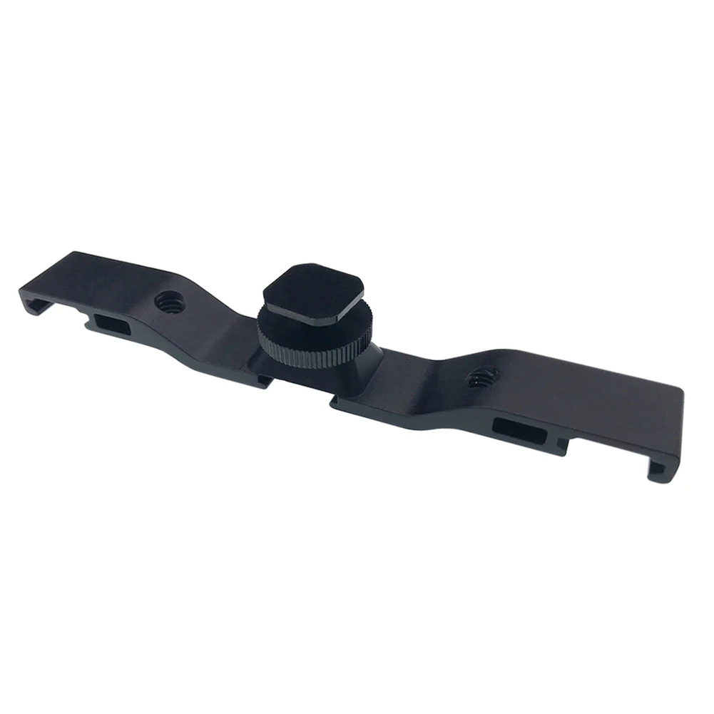 Camera Cold Shoe Mount Adapter Extension Bar Flash Accessories Aircraft Support Multi-function Aluminum Alloy Hot Boot Base
