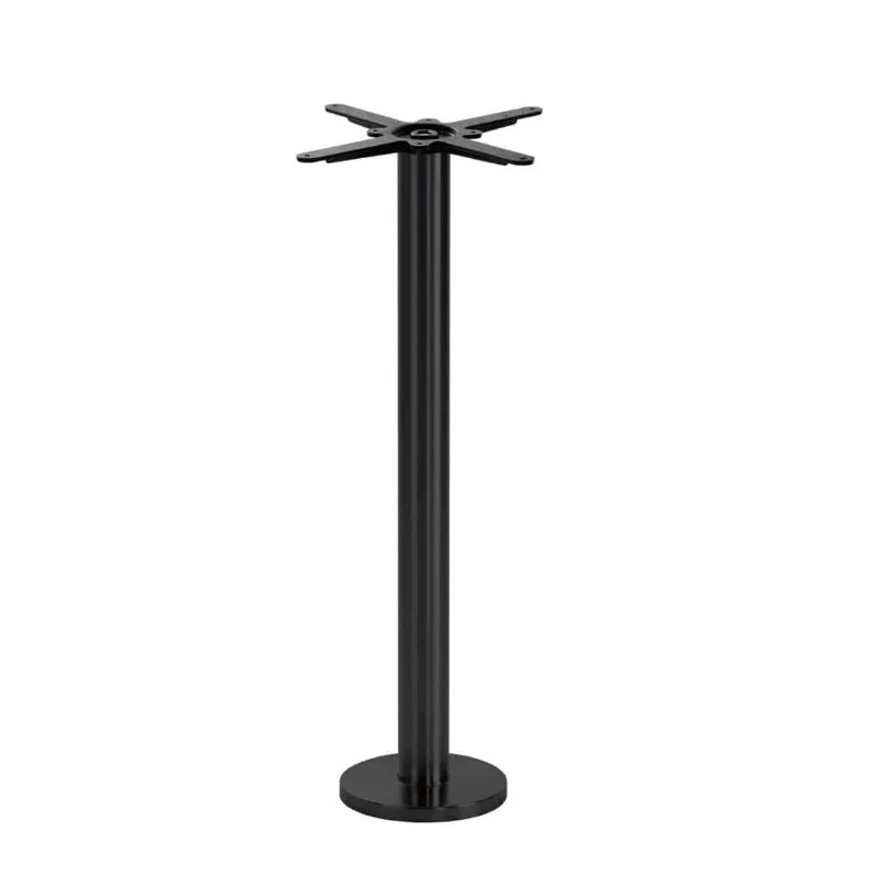 Black Retaining Bolts Down Floor Mounting Bar Height Base