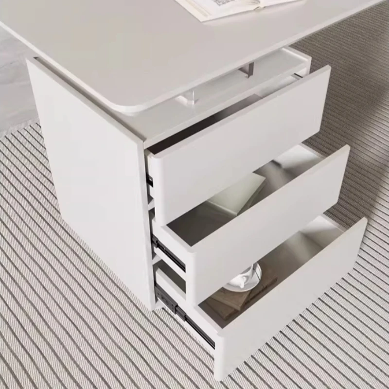 

Modern Designer Cream Style Study Room Desks Computer Desk Office Desks and Workstations Table Pliante Motion Desk Furniture