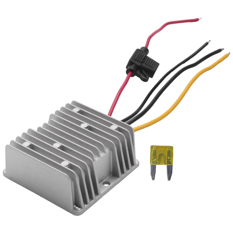 DC 36V/48V untuk 12V 20A konverter tegangan DC Regulator Reducer Step Down Buck pengubah daya dengan Fuse