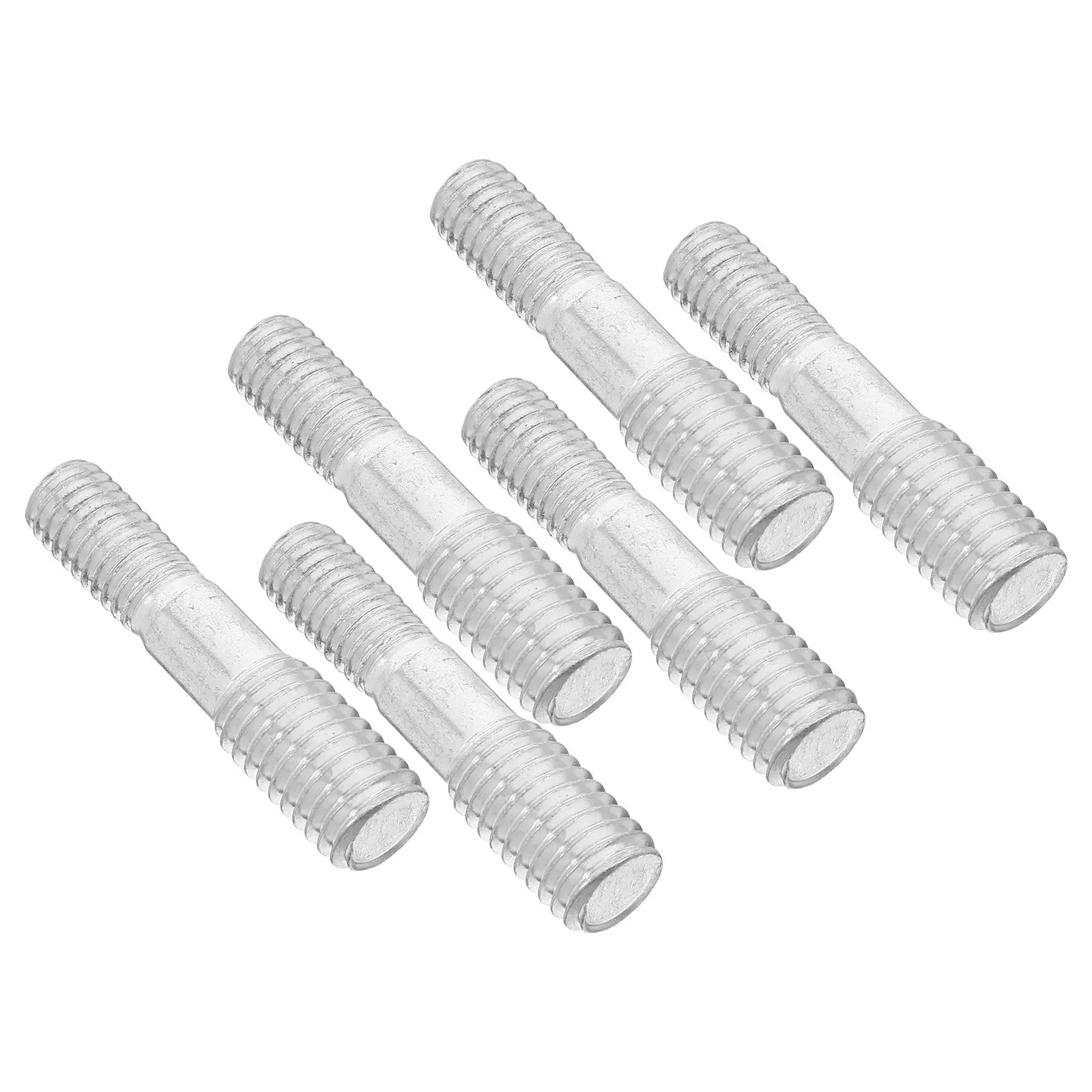 

6Pcs Chainsaw Double-Ended Screw Replacement Metal Plate Screw -Resistant Chain Guide Bar Mechanical Accessory