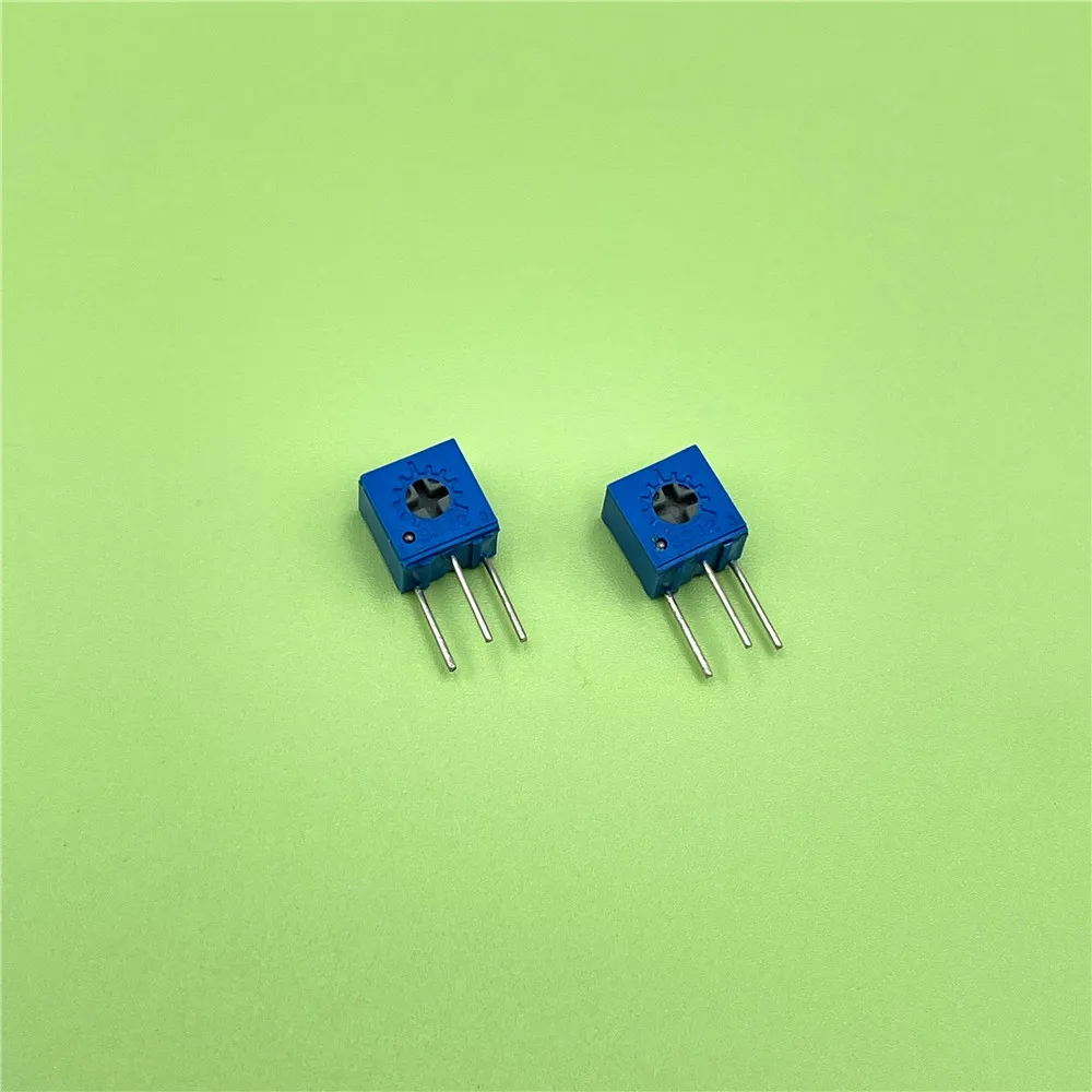 100pcs 3362X 3362 Single Turn Cermet Trimmer Potentiometer Variable Resistor 101 102 103 104 105 201 202 203 204 501 502 503 504