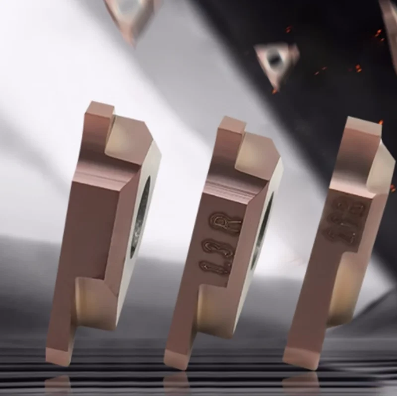 

CNC Turning Tool Insert Snap Spring Head Groove Shallow Cutter Grain TGF32R Triangular Vertical Mounting Type Stainless Steel