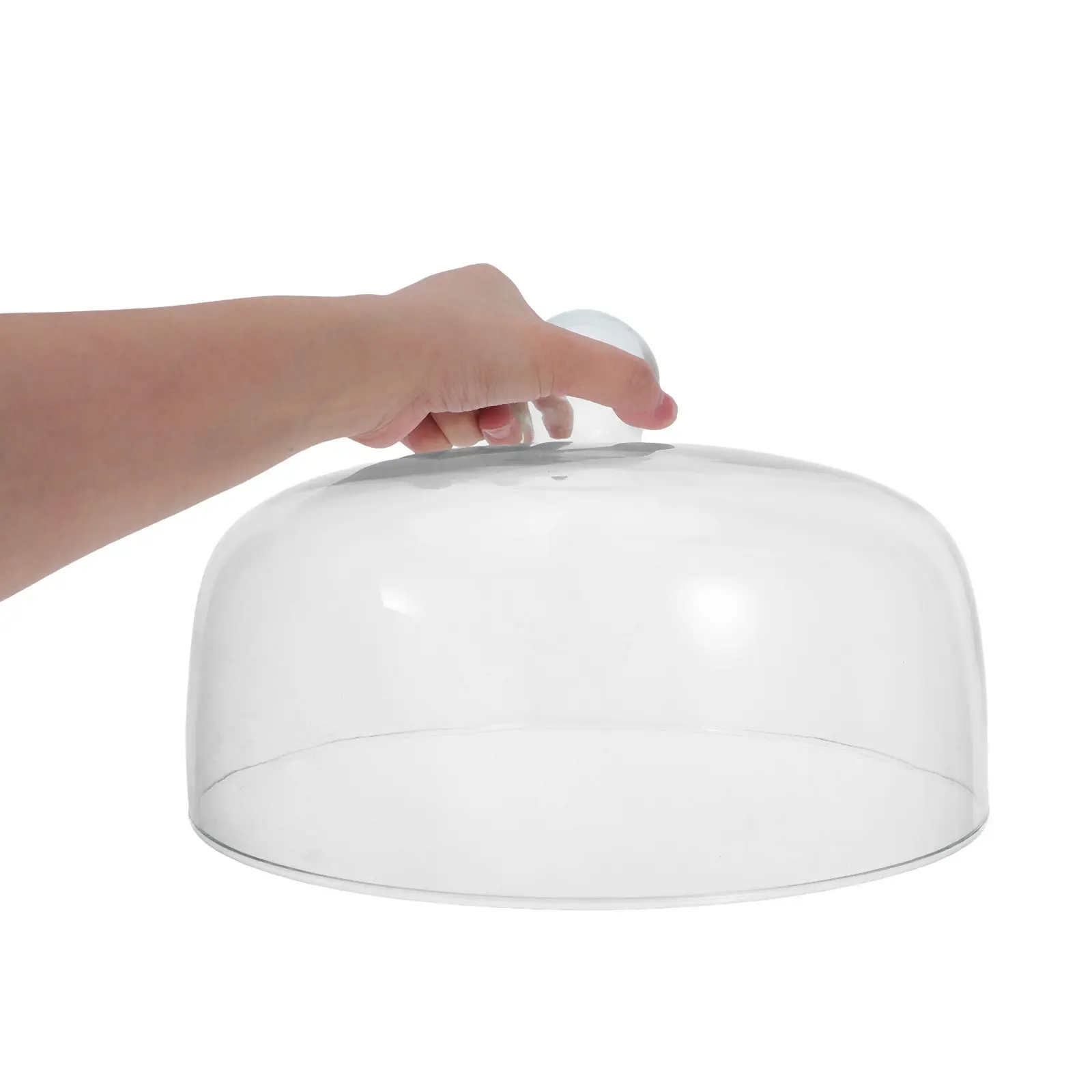 

Защитный стеклянный купол для микроволновой печи, круглый, 11.4x7.1, прозрачный, защита от брызг, крышка-экран от брызг для микроволновки