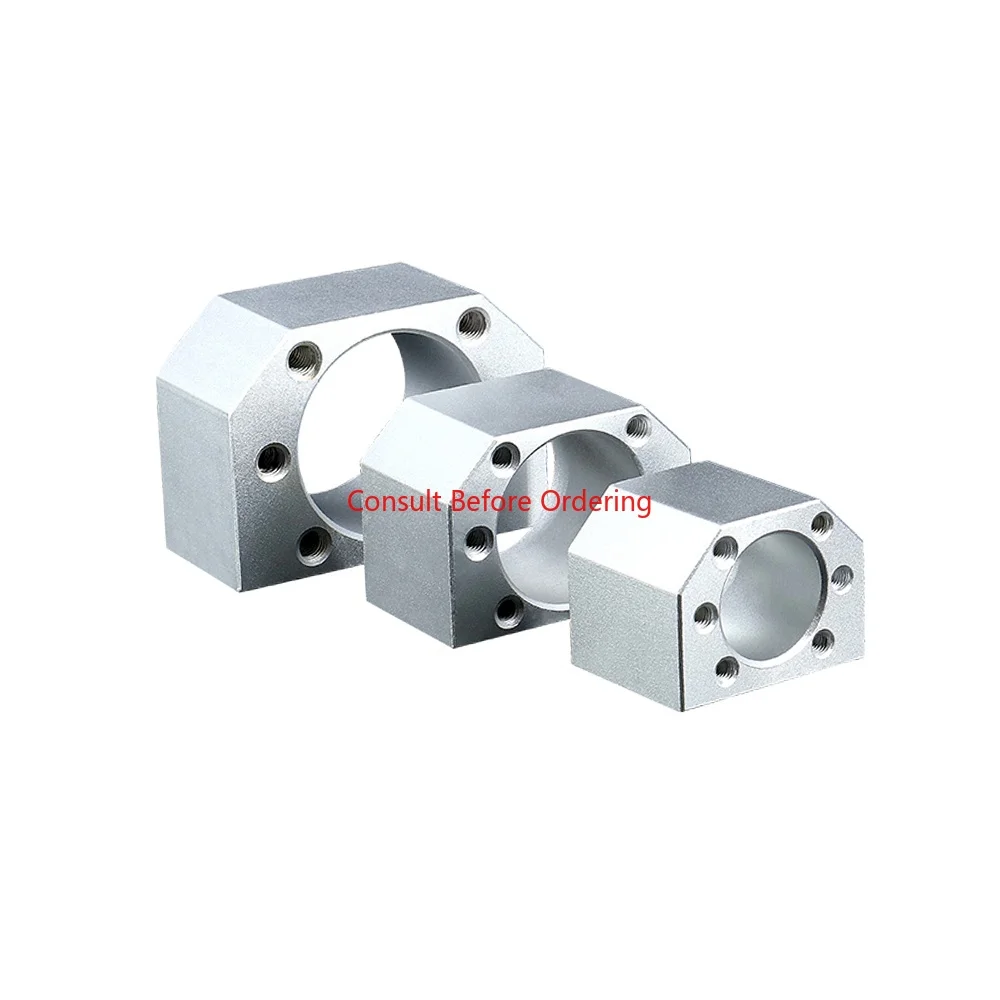 

16mm Aluminium Nut Housing Nut Seat Bracket Holder DSG16H For 16 Mm Diameter Ball Screw SFU 1605 1610 1616 For Cnc