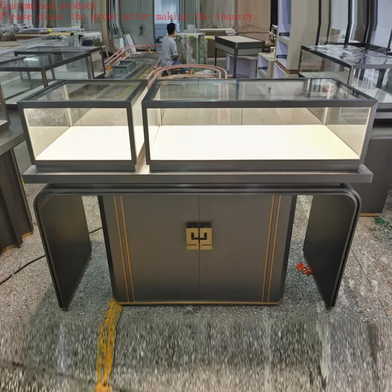

Custom.Luxury Jewelry Showcases Glass Display Table With Drawers Custom Glass Jewelry Display Cabinet Retail Store Jewelry Showc