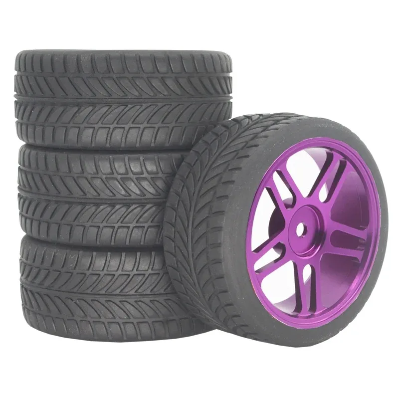 

Metal Height Increasing Wheel Tire Assembly CNC Machined Parts for 1/14 MJX HYPER GO 14301 14302 14303 RC Rally Car