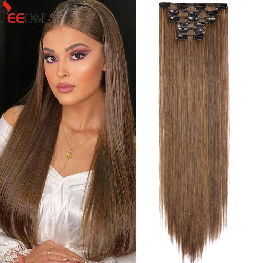 Leeons Black Hair Extension 30