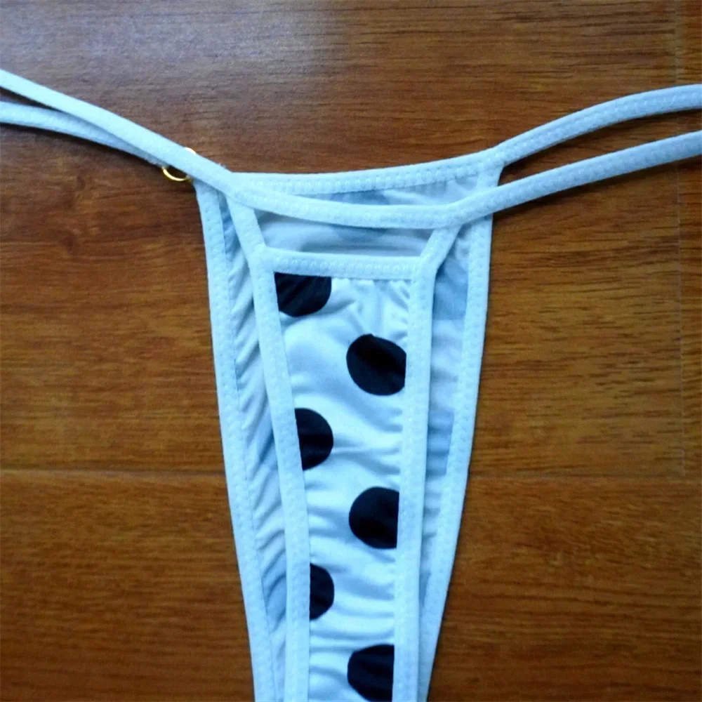 Leopardí tanga ženy tištěné mini spodní prádlo sexy dámské T-back kalhotky s nízkým pasem bikiny spodní část dámské kalhotky - náhled 6