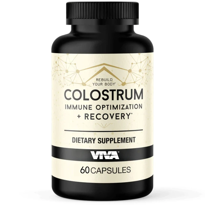 

Cow Colostrum Capsule Supplement 1300mg - Ultra High 60% IgG Cow Colostrum Intestinal, Skeletal, Immune Health Support