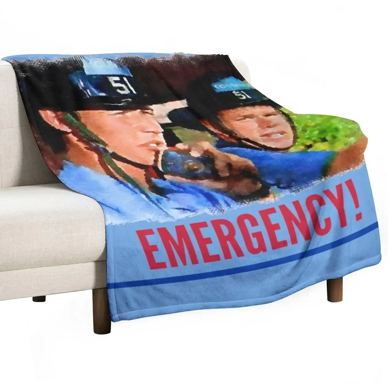 Emergency Paramedics Throw Blanket Flannels For Sofa Thin Bed Blankets