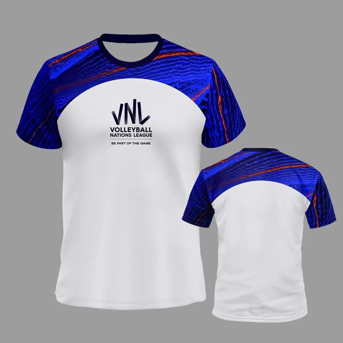 

White Volleyball Shirt For Men And Women, Comfortable And Breathable Sport T-Shirt, Fashionable 3D Clothing, New