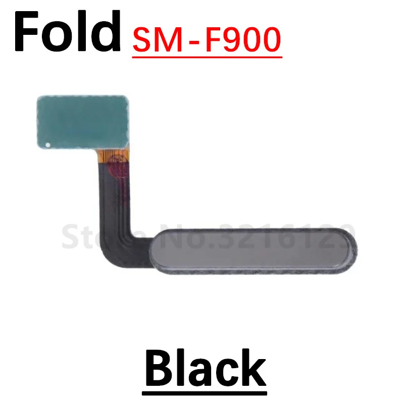 

Power Home Button Menu Return Key Touch ID Recognition Fingerprint Sensor Flex Cable For Samsung Z Flip F707 F700 Fold F907 F900