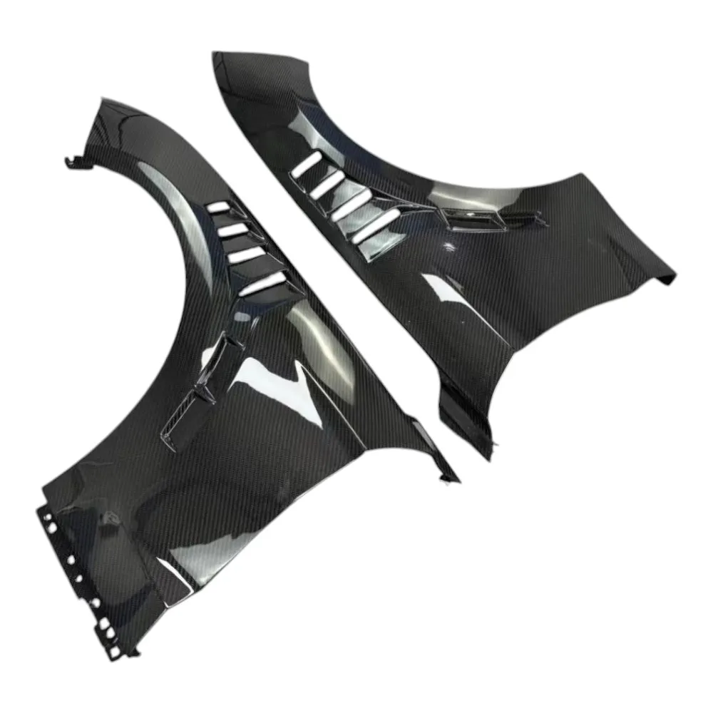 Modified GT500 Style Carbon Fiber Fibre Front Side mudguard for Ford Mustang S550.1 S550.2 2015 - 2017 2018-2023