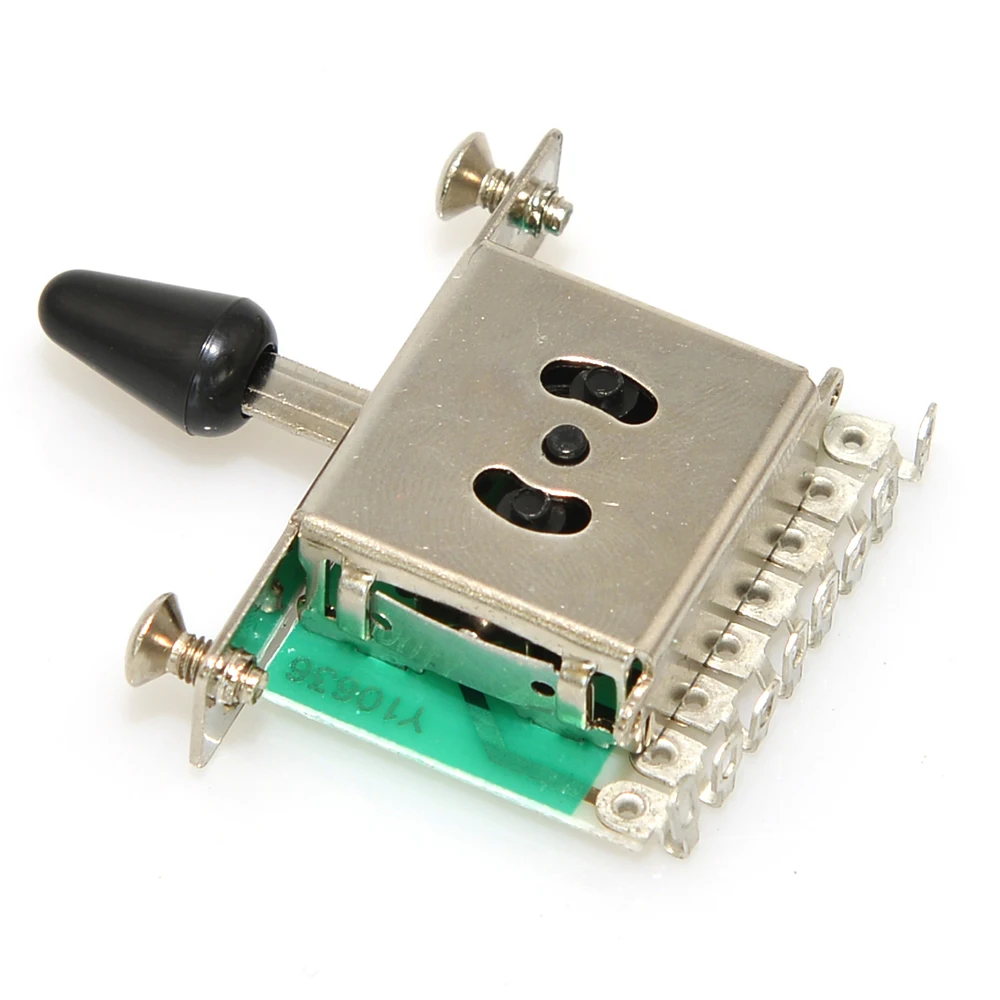 5Pcs 3 Way 5 Way Electric Guitar Pickup Selector Switch with Knob Compatible with Fender Electric Guitars