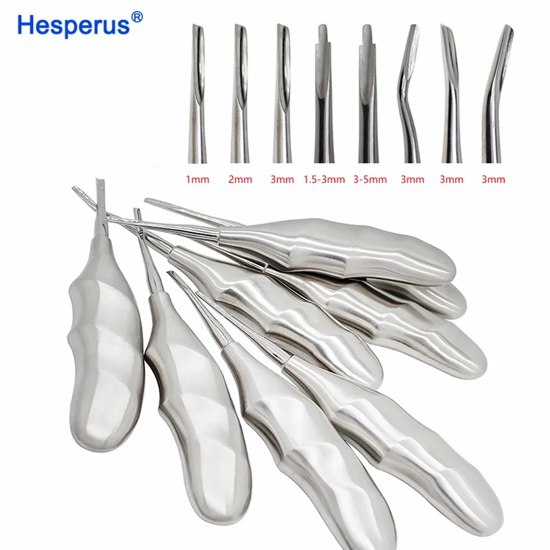 Good quality 8pcs Den tal elevator kit Den tal Orthodontic Oral Surgery Elevators Surgical Instrument lab den tistry dentist