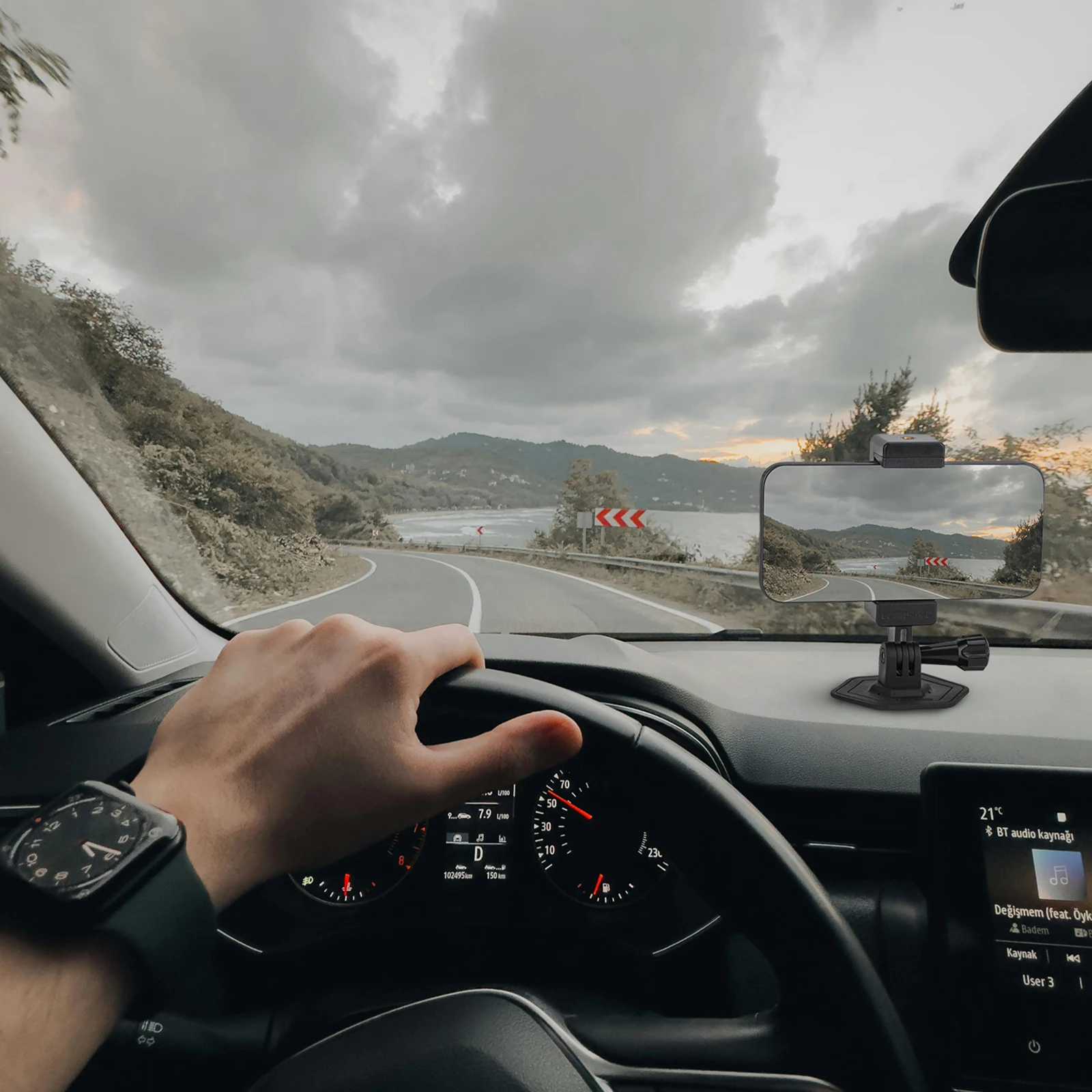 Action Camera Flexible Adhesive Mount for GoPro 13 12 11 Accessories Motorcycle Helmet Mount for DJI Osmo Pocket 3 Action 5 Pro