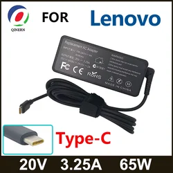 Ładowarka sieciowa 20V 3.25A 65W USB typu C do laptopa Lenovo Thinkpad X1 carbon Yoga X270 X280 T580 P51s P52s E480 E470 s2