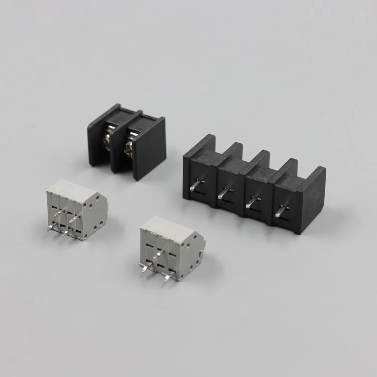 Marine Terminal Block 7.62 8.5 Mm Pitch Panel Mount Molex Connector 2 4 Pin Poles 20A 22AWG 14AWG