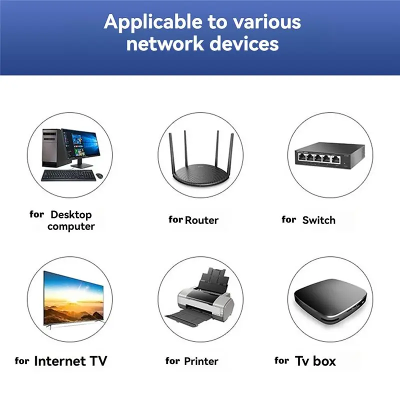 ABZC 10PCS RJ45 Port CAT6A T568B Single-Hole Ethernet LAN Hub Anti Dust Cover Plug Cap Protector