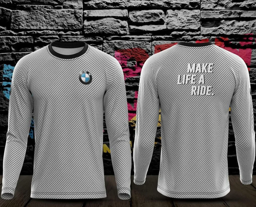 

Лето 2022, мужская быстросохнущая футболка с длинным рукавом для мотоцикла BMW, велосипедный костюм, гоночный костюм с коротким рукавом, повседневная дышащая мода