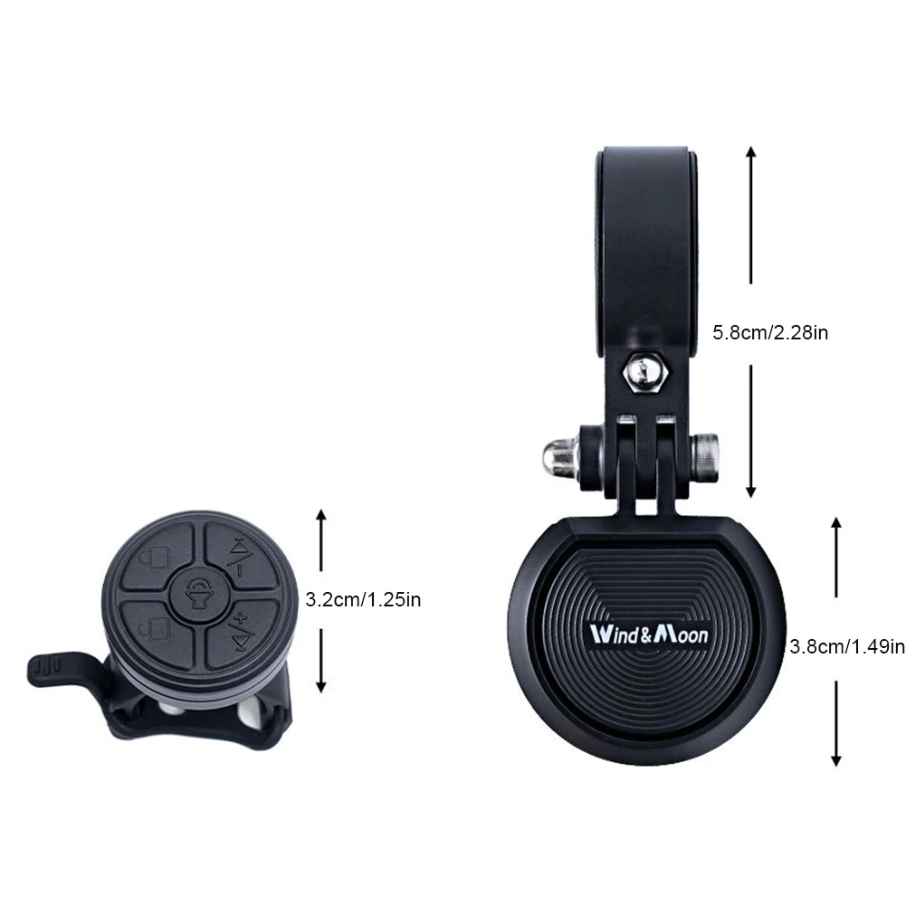 원격 제어 기능이 있는 자전거 스쿠터 경적 도난 방지 오토바이 벨 경적 조절 가능한 볼륨 4가지 사운드 모드 IPX6 방수