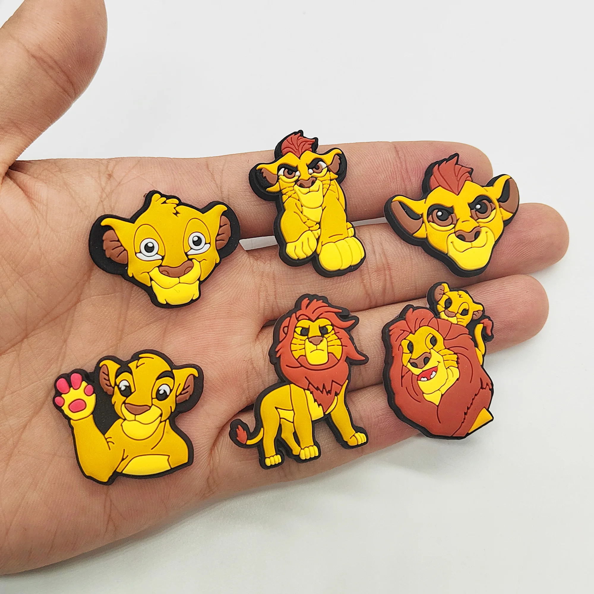 MINISO Disney Lion King  Cartoon Series for Cartoon Shoe Charms Accessories DIY Decoration for Classic Clog Creative Gifts