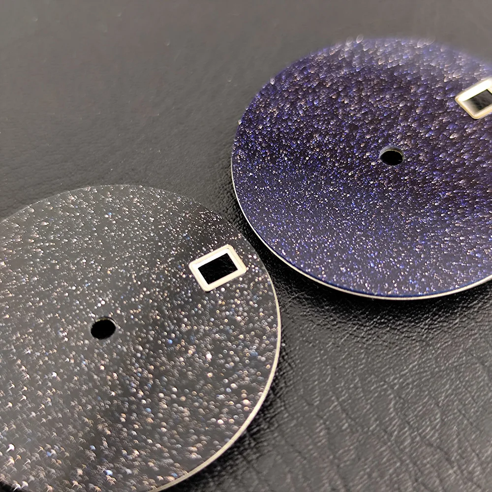 High quality dial 28.5mm starry sky dial black/dark blue NH35NH36 movement watch accessories