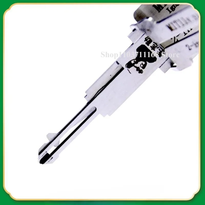 Lishi MIT11V.3 2in1 Decoder and Pick Is Designed for Mitsubishi for Souest for Chrysler for Dodge [Flat 8 Cut] Lock Picking Tool
