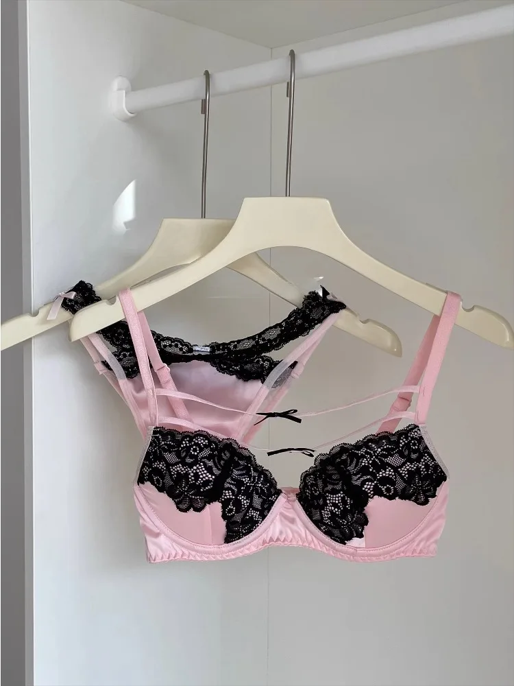 YEMOMO Teen Girl Push Up Bras Sexy Lace Underwire Bra for Small Bust Gathering… - Image 4