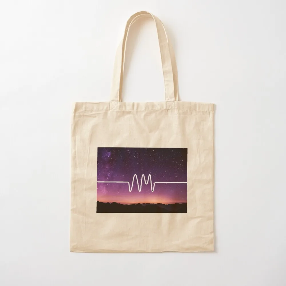 

AM Logo Sky Arctic Monkeys Tote Bag Canvas shoulder bag hand bag Canvas Tote