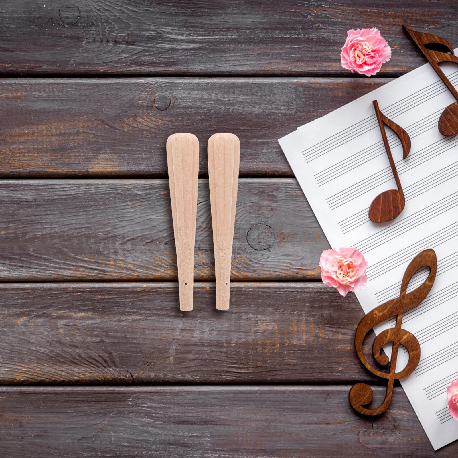 

2pcs Erhu Fine Tuning Pegs Wood Finish Adjustable Shafts For Pitch Control Replacement Parts String Instrument Accessories