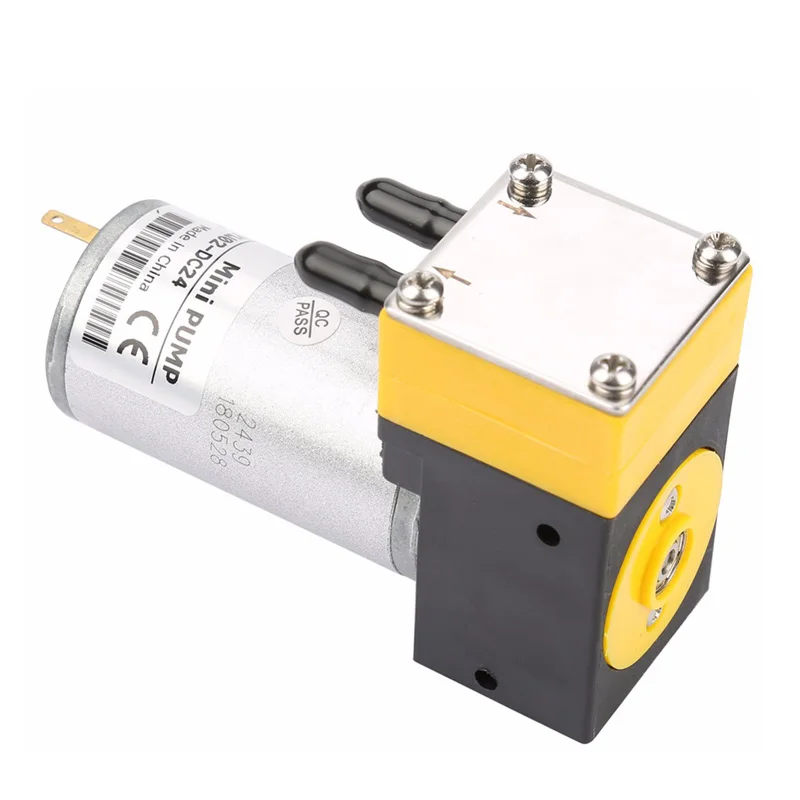 Micro Vacuum Pump DC 12V 24V 0.4-1L/min Pumping Electric Air Sampling Liquid Pump Diaphragm Pumps Vacuum Filtration