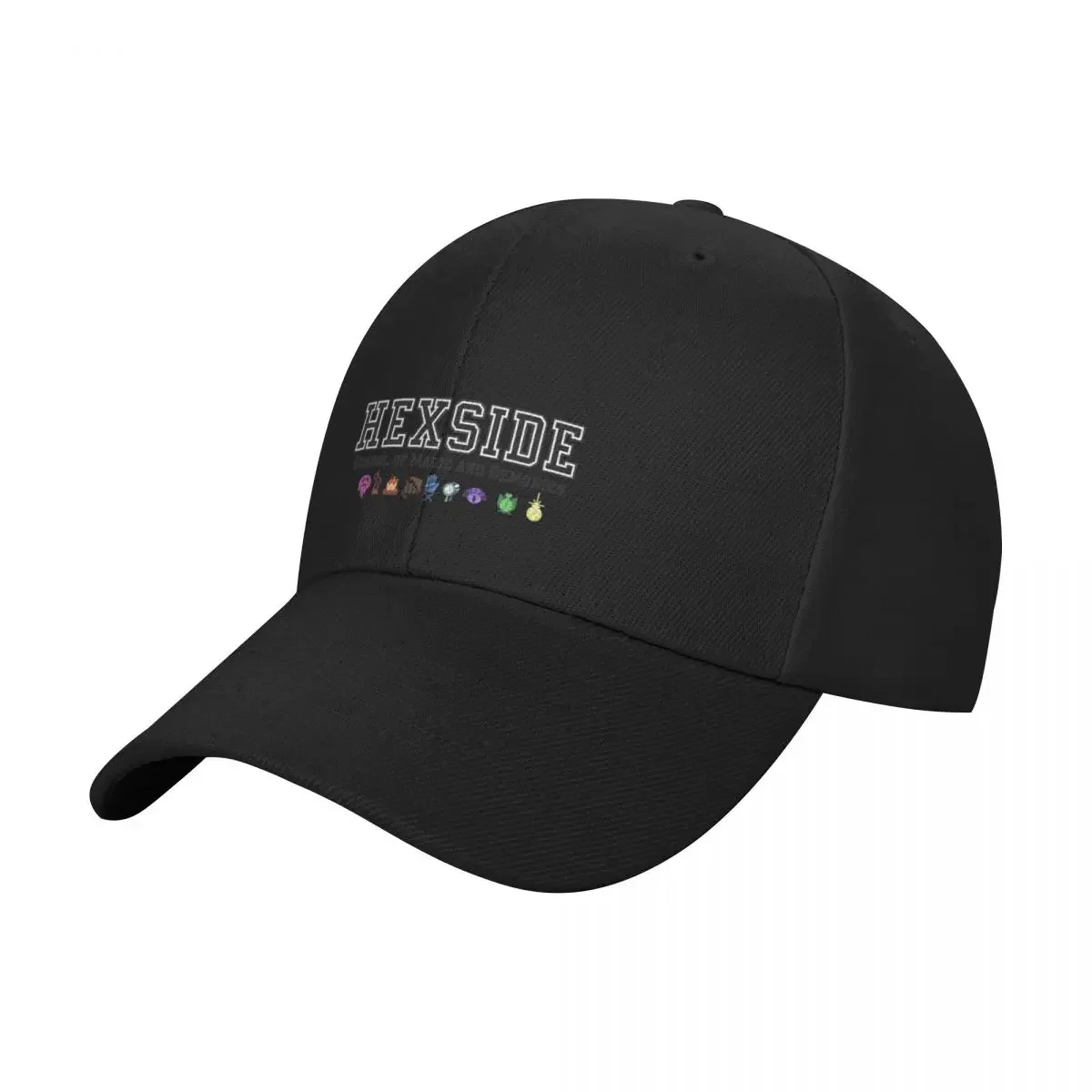 Hexside School Logo (w/ covens) Baseball Cap derby hat Hat men Male Women's