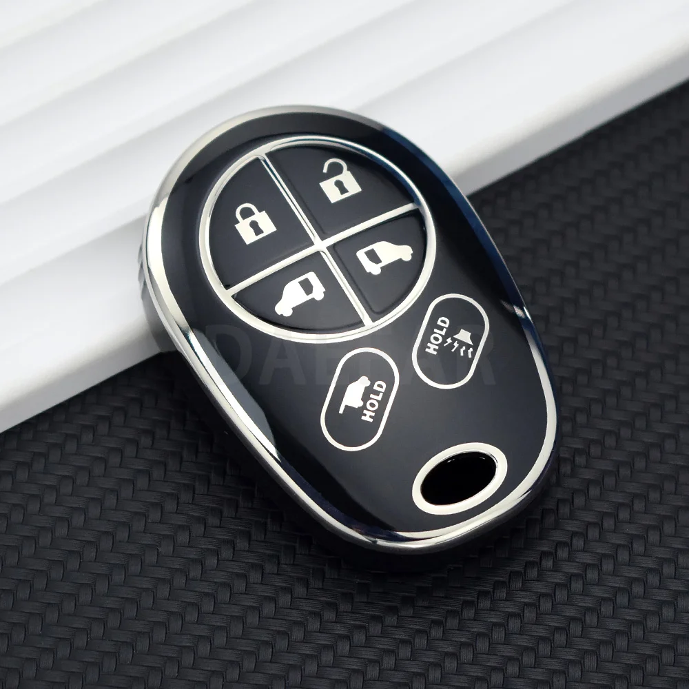 6 Buttons TPU Remote Car Key Fob for Toyota Sienna Tundra Sequoia Tacoma Camry Highlander Aurion 2004-2018 Auto Accessories view 5
