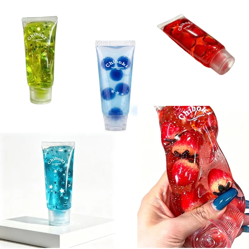 Juguete Sensorial Antiestrés de Maltosa con Sabor a Frutas, Juguete Blandito de Rebote Lento, Juguete Sensorial para Adultos, Regalo Mochi Squishy