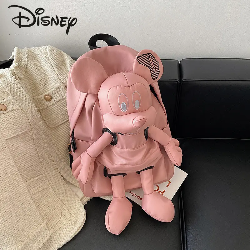 Disney Mickey Doll New Fashion Backpack Cartoon Casual Large Capacity Student Backpack High-quality Versatile Travel Backpack