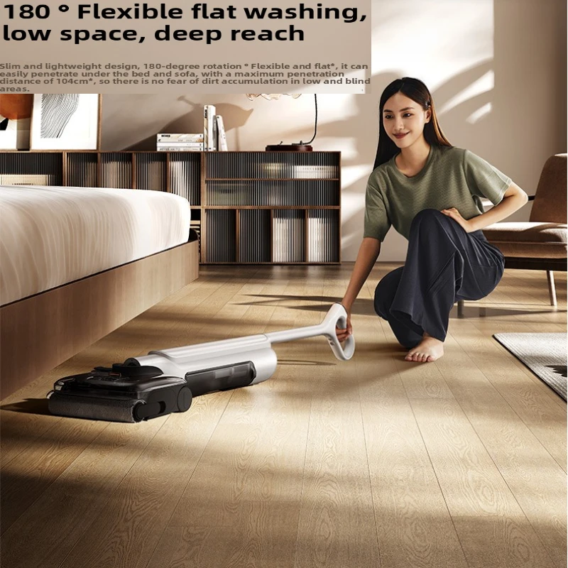 XIAOMI MIJIA Home Wireless Vacuum Cleaner 4 Sweep Drag Anti Entanglement High Suction Built in Odor Suppressor Floor Scrubber