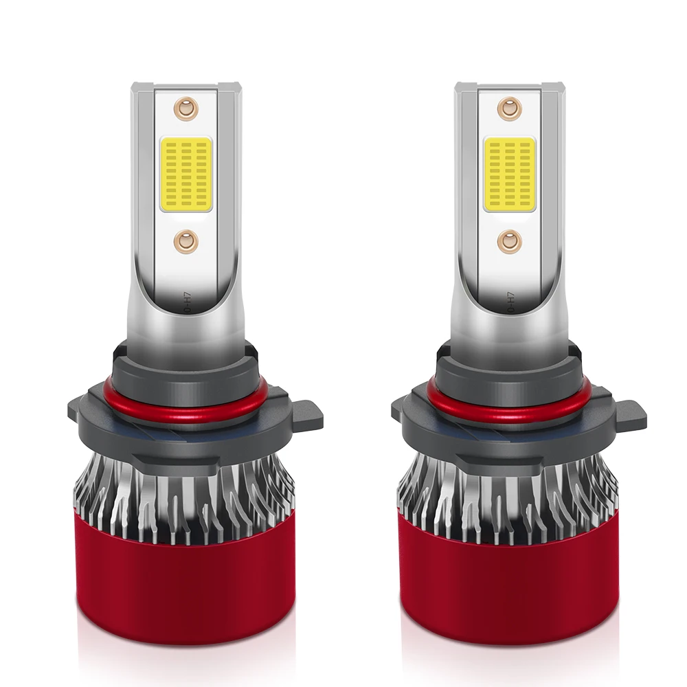 9005/HB3 Car Led Headlight Bulbs Canbus 100W Super Bright 6000K 1:1 Size COB Chips  High Low Beam Auto Headlamp DC12V