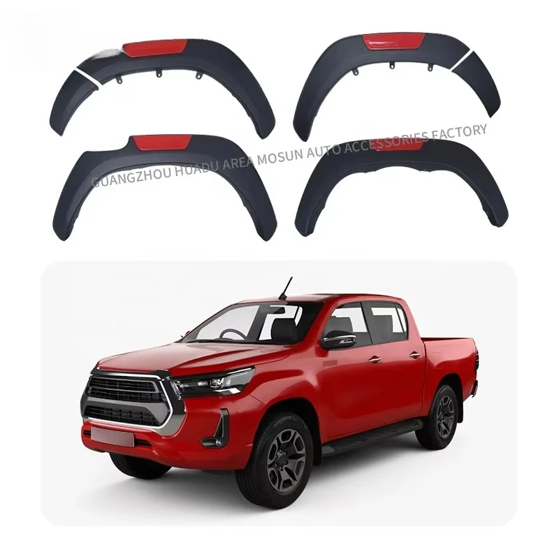 

Расширители колесных арок (фендеры) для HILUX REVO 4dr 2015+ в стиле OEM, защита от грязи, для пикапов 2024-2025 гг.