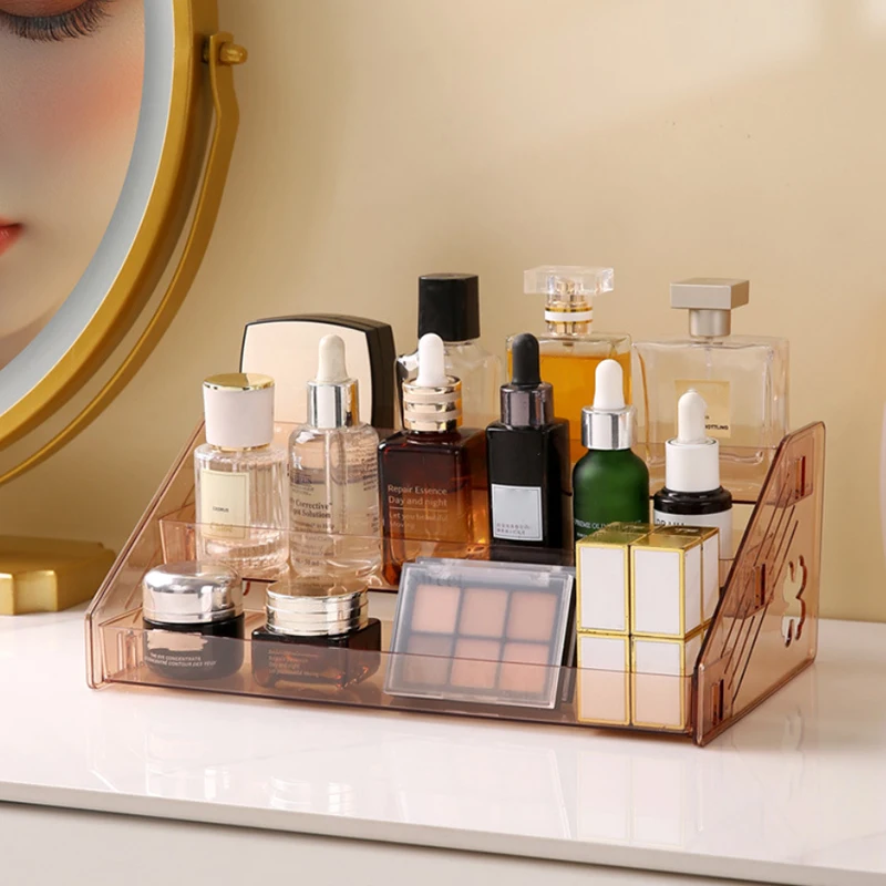 3 Layers Nail Polish Display Stand Rack Desktop Cosmetic Display Storage Rack Holder Essential Oil Bottle Organizer