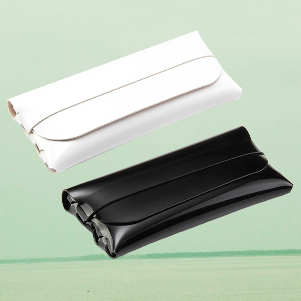 

2pcs Glasses Case Sunglasses Box Minimalistic Soft Storage Bag For Eyeglasses Travel Organizer Holders Protect Frames