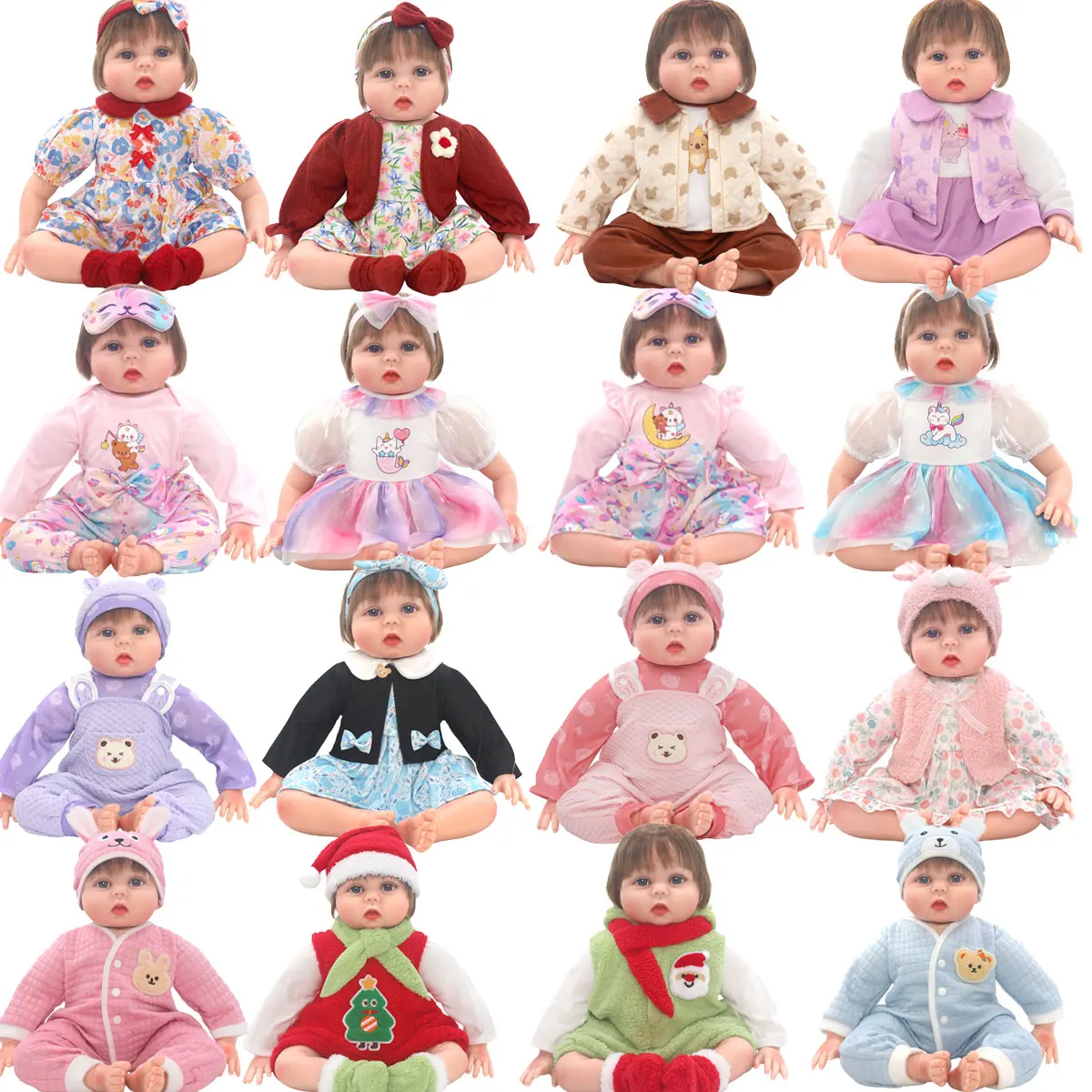 

2025 New Lovely Jumpsuits For 20-22 Inch Baby Reborn Doll 50-55cm Doll Clothes And Accessories