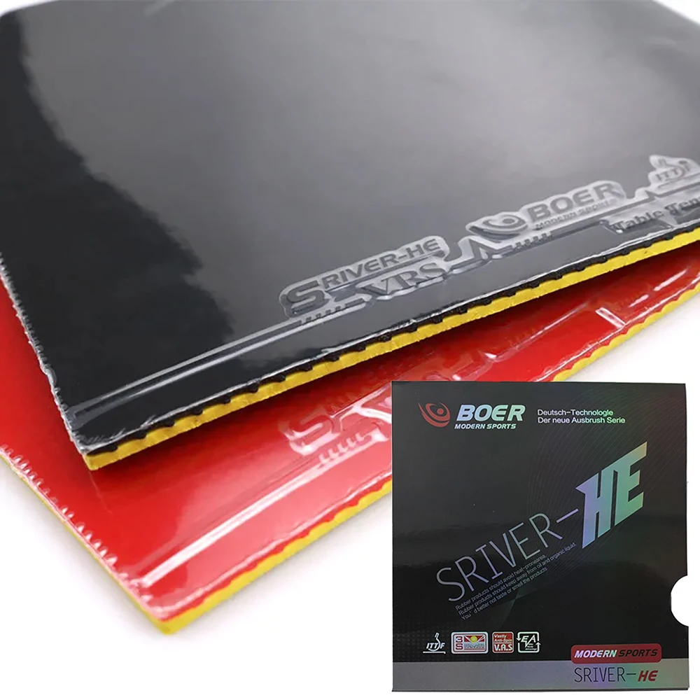

Original BOER Silver-HE Table Tennis Rubber Elastic Training Toresist Ping Pong Rubber Pimples In Table Tennis Blade Rubber