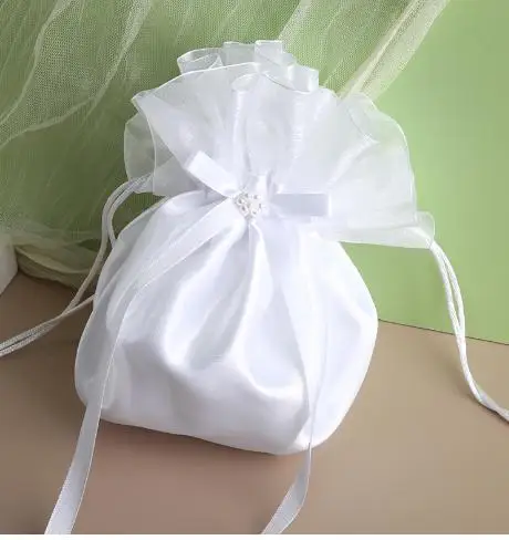 

2pcs Wedding Clutch Purses Women Bridal Handbags Elegant Design Comfortable Fabric Spacious Interior For Phone Lipstick Storage