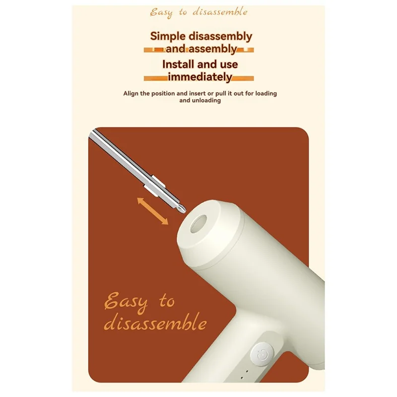 

Efficient-High Power Household Electric Mini Egg Beater, Wireless Multi-Function Small Blender