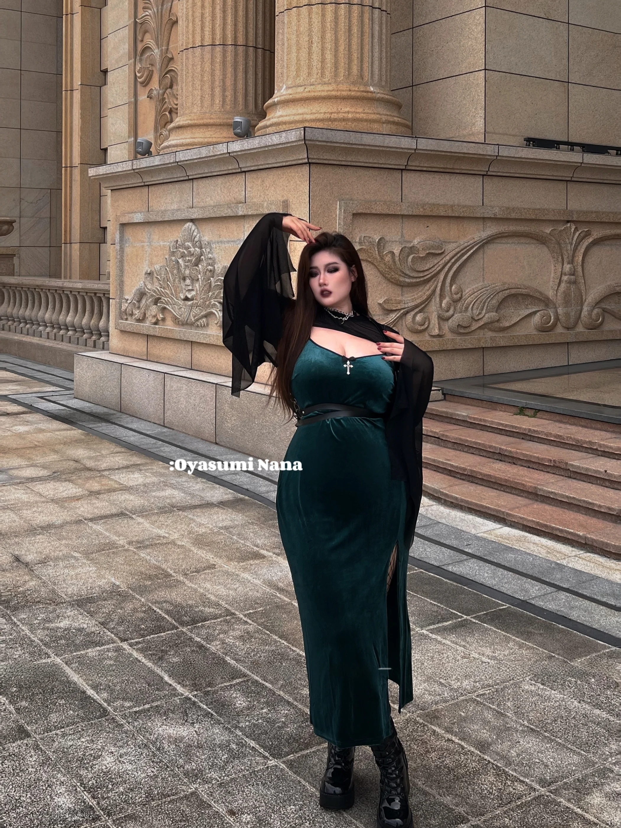 

Костюм на Хэллоуин для похудения Dr Hot Girl Transformation больших размеров, повседневный прямой крой, длинный свеч V-Ne, смесь хлопка Dr